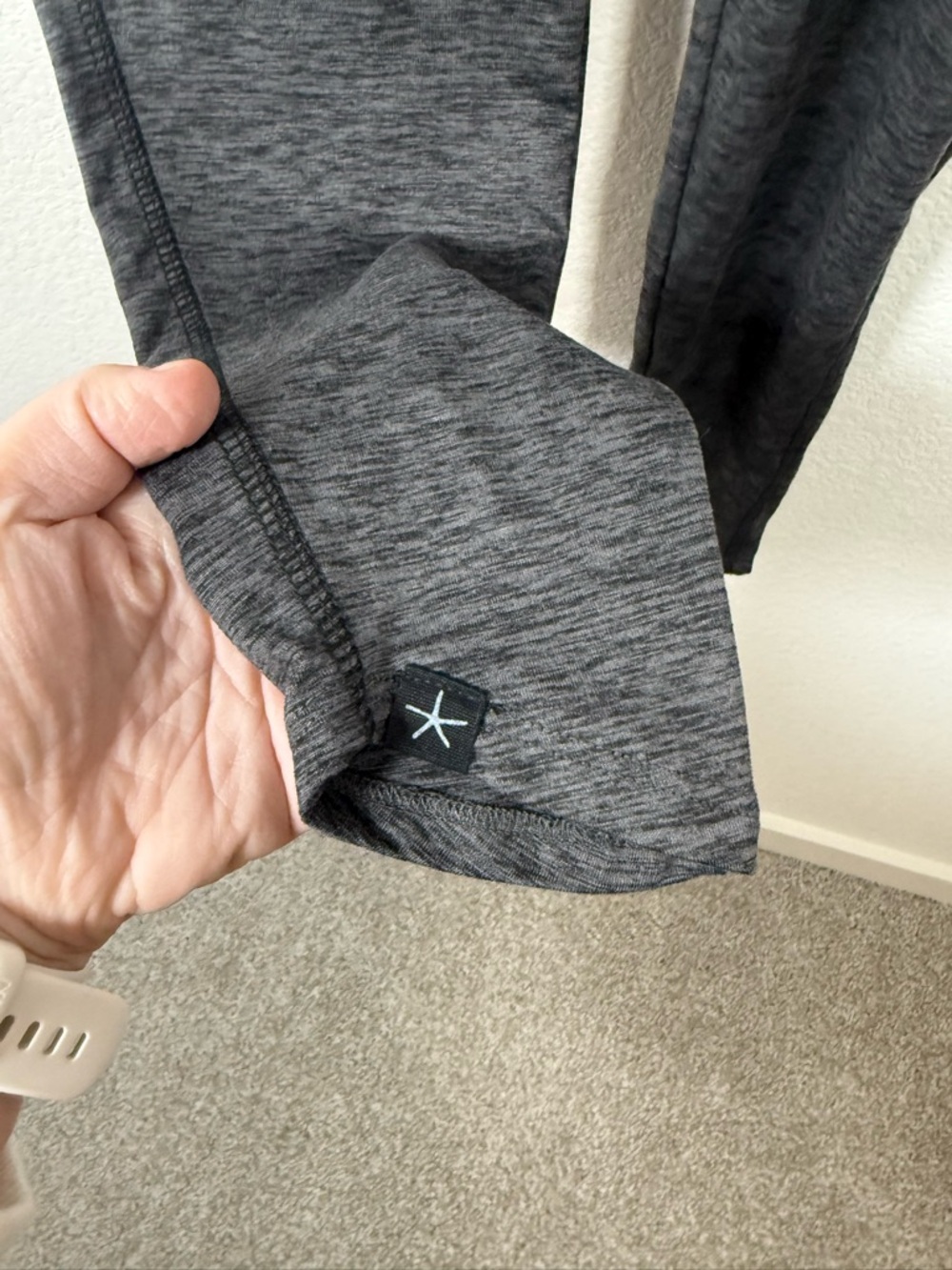 Barefoot Dreams Malibu Collection Butterchic Knit Fold Over Leggings Charcoal S - Picture 7 of 14